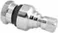 03-34s Bikemaster Aluminum Valve Stems Silver 2 Pack
