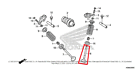 14711-kwb-600 Honda New Oem Crf Intake Valve