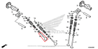 14721-kyj-900 Honda New Oem Cb Exhaust Valve