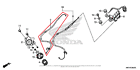 18920-mkf-d42 Honda New Oem Cbr Exhaust Valve Cable