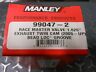 99047-2 Manley New Race Master Exhaust Valves Twin Cam Harley Up