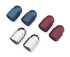 Ds-181195 Barnett Valve Stem Caps Anodized Chrome