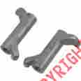 1739557a-bx-lb1 Ds-193421 Drag Specialties Replacement Rocker Arms With Bushings Rear Exhaust