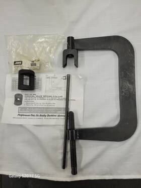 Jims 96600-36b/988 Valve Spring Compressor With Conical Adapter For Harley-davidson