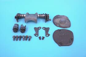Ktm 54637320700 2000 98-02 300 Sx Exc Mxc Oem Exhaust Power Valve Cylinder Pinion Cover Flap