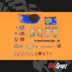 Suzuki 11254-26c01 1988 88 Rm250 Rm 250 Oem Cylinder Exhaust Power Valve Valves Shaft Assembly