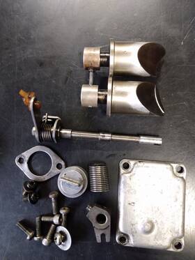 Suzuki 11254-28c10 1989 1990 1991 1992 Rmx250 Power Valve Cylinder Exhaust