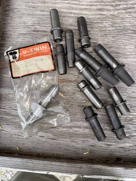 V-twin 11-0781 Cast Iron .002 Valve Guide Intake Exhaust For Harley Davidson And Miscellaneous