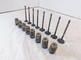 3022103 Victory Hammer Kingpin Vegas Magnum Exhaust And Intake Valves Springs Lot 8x