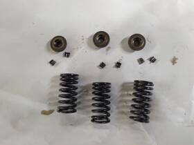 Yamaha 1wg-12118-00-00 1998 Yz400f Oem Intake Valve Springs With Caps / Retainers Cotters