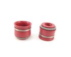 80-80072 Yamaha 4 Mm Seals Wr Stem 250 4mm Two 2 Valve Wr250 Guide Exhaust Pack Pair