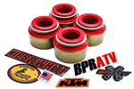 Ktm 250 350 450 500 Sx-f Exc-f Xcf-w Red Viton Valve Stem Seals Kibblewhite. Fixed Price $18.88.