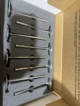 Del West Titanium Intake Valves 2.190/6.100/5/16 New. Fixed Price $600.00.