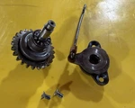 1993 Suzuki RM125 Used Exhaust Valve Actuator Governor Linkage Rod 12680-01820. Fixed Price $125.00.