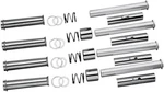 Drag Specialties DS-193764 Chrome Pushrod Tube Cover Kit For Big Twin 84-99. Fixed Price $149.95.