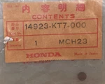 New Genuine Honda 14923-KT7-000 Shim Tappet 1.750. Fixed Price $9.95.