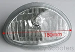 12V Head Light For Peace Sports TPGS-811 & Jonway,roketa Retro Scoote. Fixed Price $52.94.