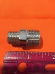 Gardner Westcott Oil Line Hose Fitting Hex Reducing Nipple 3/8X1/4 7-123PRN-6X4. Fixed Price $6.00.