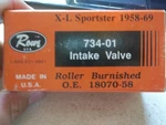Nos Harley Davidson Sportster Xl 1958-1969 Rowe Intake Valve 734-01. Fixed Price $24.99.