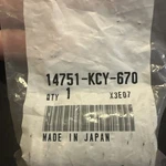 Honda Spring, Valve 14751-KCY-670 Oem New A51. Fixed Price $12.00.