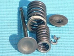 69-77 Honda CB750 K F & Exhaust Valve, Spring, Retainer Cotters. Fixed Price $15.00.