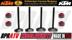 13-17 Ktm 450 Xc-f Xcf Kibblewhite Intake Valves Exhaust Kit Red Seals. Fixed Price $198.68.