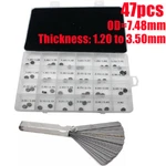 47PCS 7.48MM Valve Shim Kit Feeler Gauge For Kawasaki KX250F 04-18 KLX300 KLX250. Fixed Price $40.65.