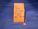 Bsa # 68-0663 Exhaust Valve A65 1966-ON Nos Lightning Spitfire NP1217. Fixed Price $27.99.