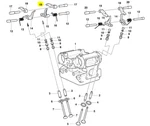 New Oem Ducati Opening Rocker Arm Right #20810018A. Fixed Price $186.44.