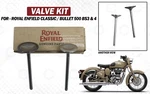 Silver Valve Kit For "royal Enfield Old Classic / Bullet 500 BS3 & BS4". Fixed Price $46.73.