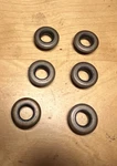 (6) Valve Spring Retainer Yamaha YZFR6 13S-12117-00-00. Fixed Price $75.00.