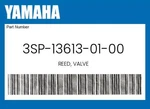Yamaha Genuine Reed, Valve 3SP-13613-01-00. Fixed Price $32.03.