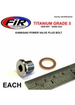 Titanium Power Valve/cylinder Plug Bolt M12 92066-1222 Kawasaki KX250 1991-2004. Fixed Price $18.95.