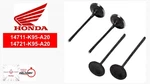 Honda Oem 14711-K95-A20 14721-K95-A20 Intake Exhaust Valves 2018-2024 CRF250R Rx. Fixed Price $376.19.