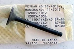 Vesrah Kawasaki Exhaust Valve For KLF110 KLT110 Atv 1984-1988. Fixed Price $14.96.