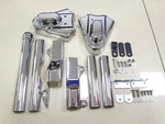 Metal Rear Swingarm &phantom Axle Covers Kit For Harley Fat Boy Softail Springer. Fixed Price $158.98.