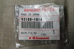 Nos Kawasaki Shim T-2.50 Oem 92180-1014. Fixed Price $10.00.