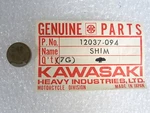 Kawasaki Nos New 12037-094 Tappet Shim 2.9T KZ750 KZ650 KZ550 Ltd Sr. Fixed Price $12.99.