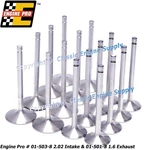 Engine Pro Sb Chevy Stainless Steel Intake & Exhaust Valves 2.02 1.6 4.910. Fixed Price $123.48.