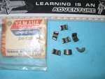 Yamaha TX650 XS1 XS2 XS650B Nos Oem Valve Cotter 256-12118-00-00 Pack Of 7 Jh. Fixed Price $16.95.