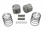 V-twin Replica 74" Overhead Valve Piston Set Standard 11-0216. Fixed Price $130.92.