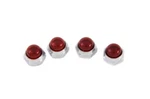 Harley Fxr Rocker Arm Shaft End Caps Red Xl Flh Hd 7872 V-twin 12-0525 H5. Fixed Price $24.91.