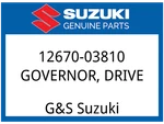 Suzuki Oem Part 12670-03810 Governor, Drive. Fixed Price $106.81.