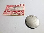 Nos Kawasaki KZ750B Valve Shim 2.60 Twin Cylinder. Fixed Price $12.00.