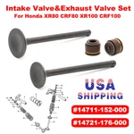 Intake Valve & Exhaust Set For Honda XR80 CRF80 XR100 CRF100 14711-152-000. Fixed Price $12.59.