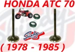 New Honda Atc 70 1978 - 1985 Shindy Intake & Exhaust Valves Guide Seals. Fixed Price $22.97.