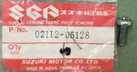 New Genuine Suzuki 02112-05128 Screw Rear Combination Lamp Front Fork Fender. Fixed Price $9.44.
