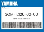 Yamaha Genuine Seat, Valve Spring 3GM-12126-00-00. Fixed Price $5.78.