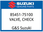 Suzuki Oem Part 85451-75100 Valve, 2 Way Check. Fixed Price $52.31.