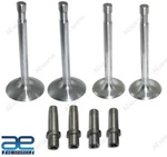 Valve And Guide Set For Triumph Pre-unit 6T 1949-1962 Iron Head Models Ecs. Fixed Price $60.34.